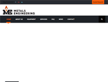 Tablet Screenshot of metalsengineering.net